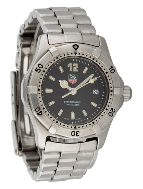 tag heuer professional watch values.